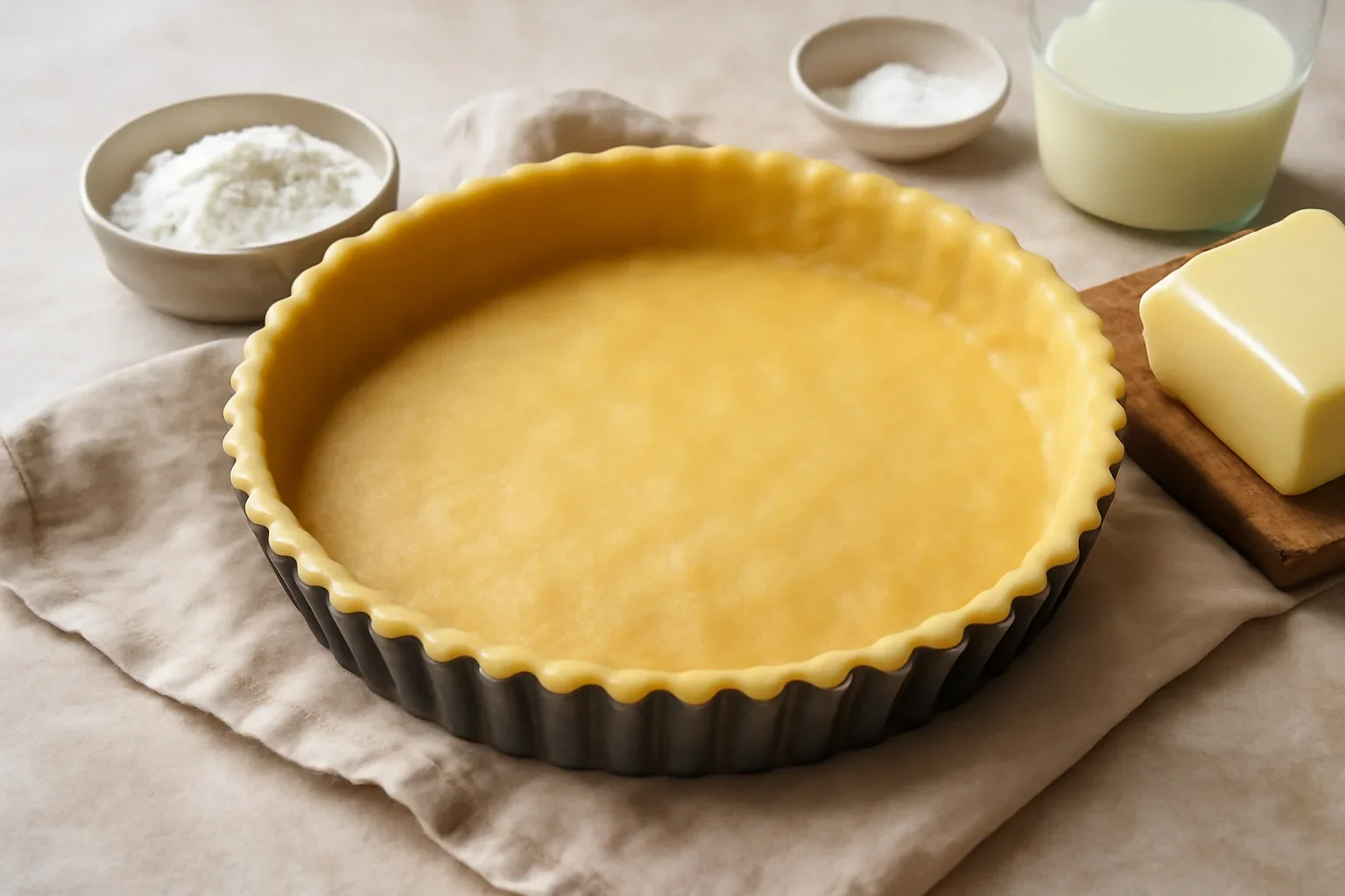 Aluat fraged pentru tarte sarate