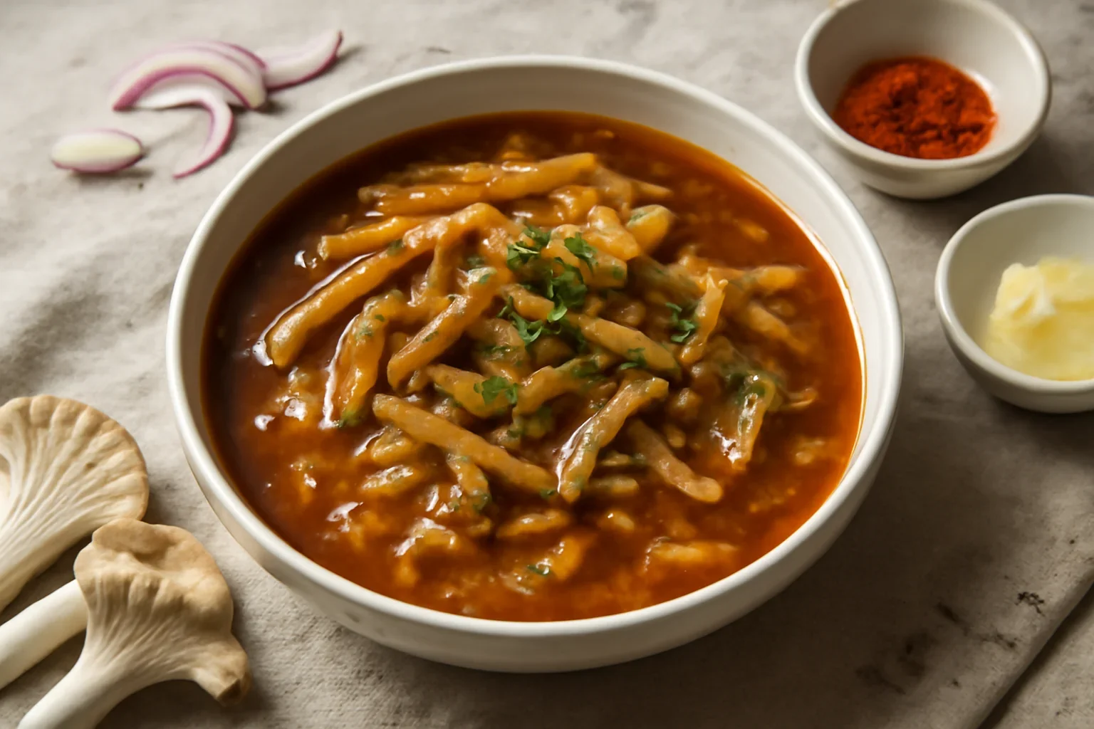 Supă din ciuperci pleurotus