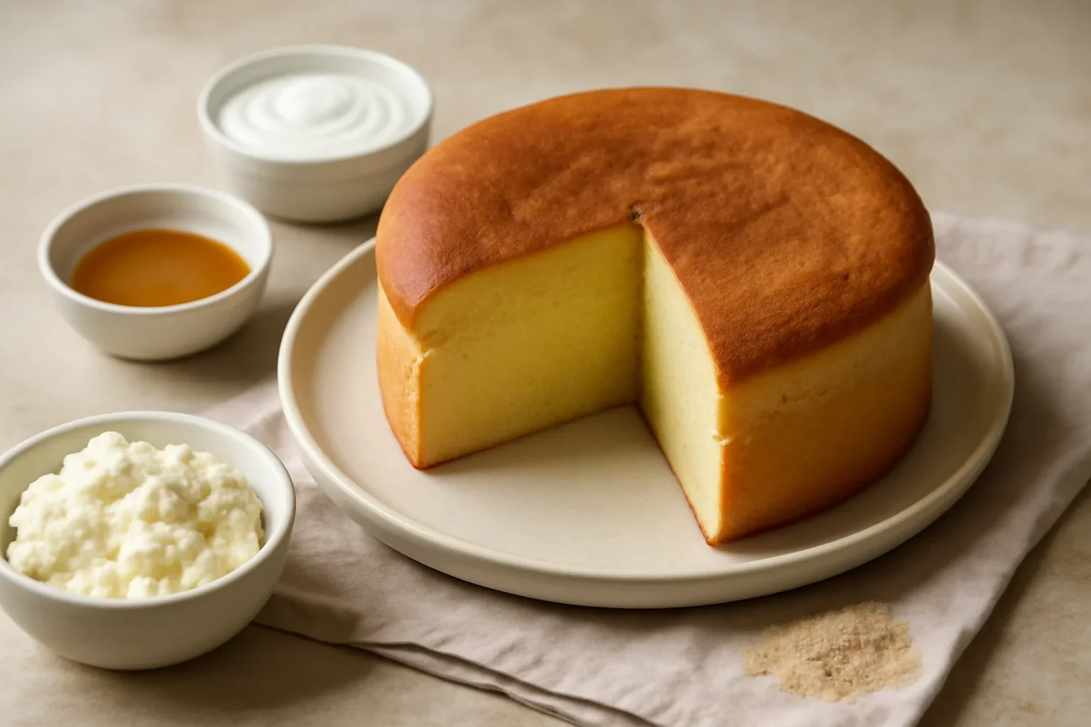 Cheesecake japonez