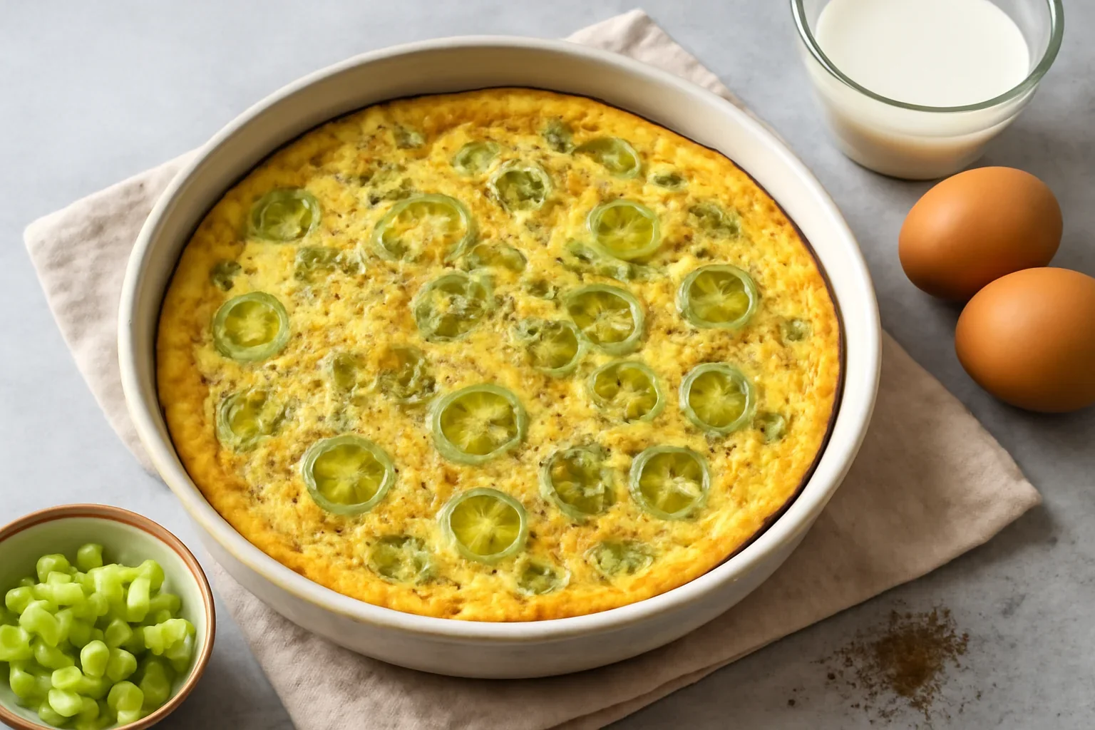Frittata cu praz
