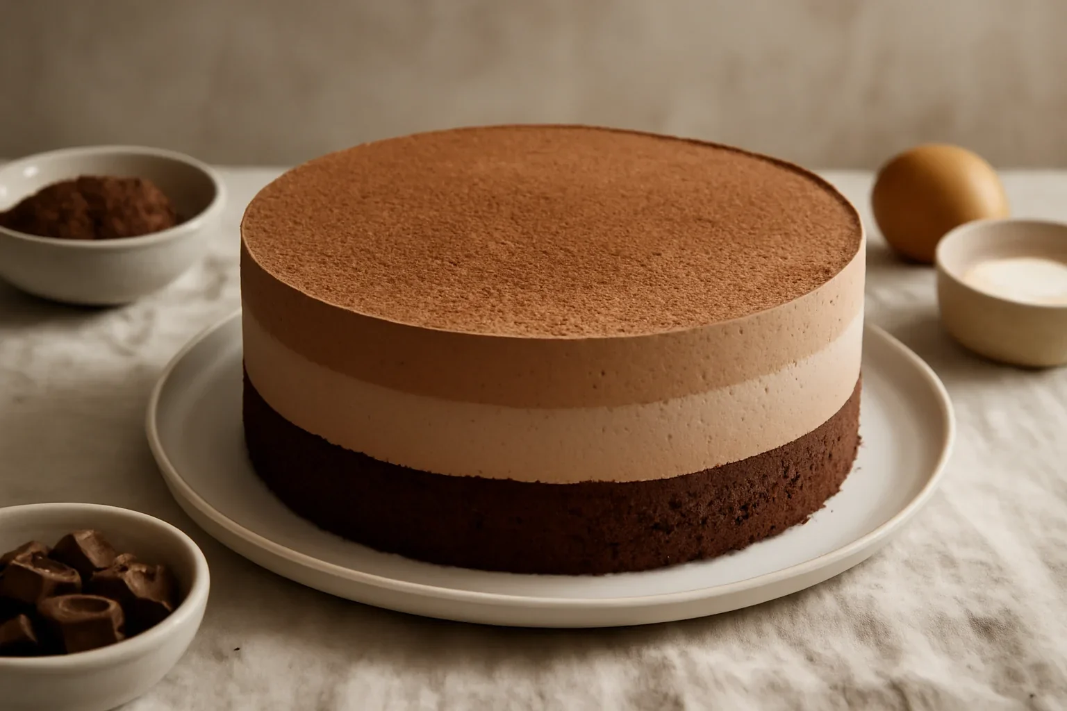 Tort cu mousse de ciocolata