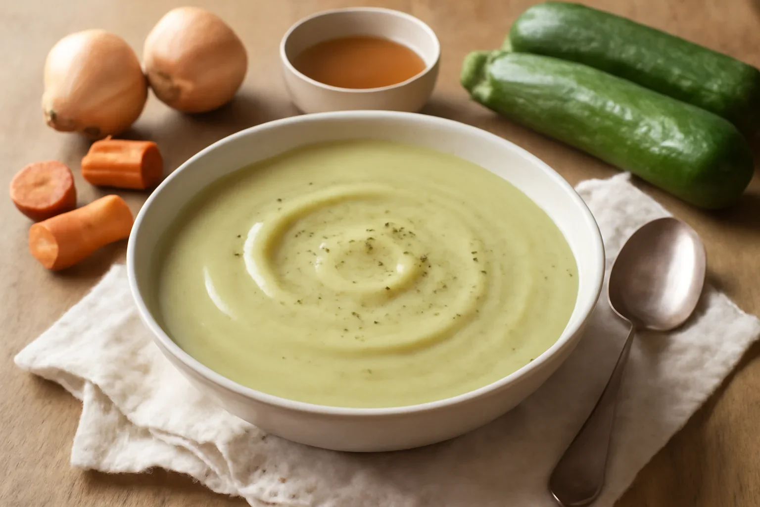 Supa crema de dovlecei