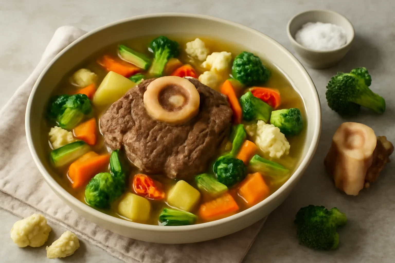 Rasol de vita cu legume