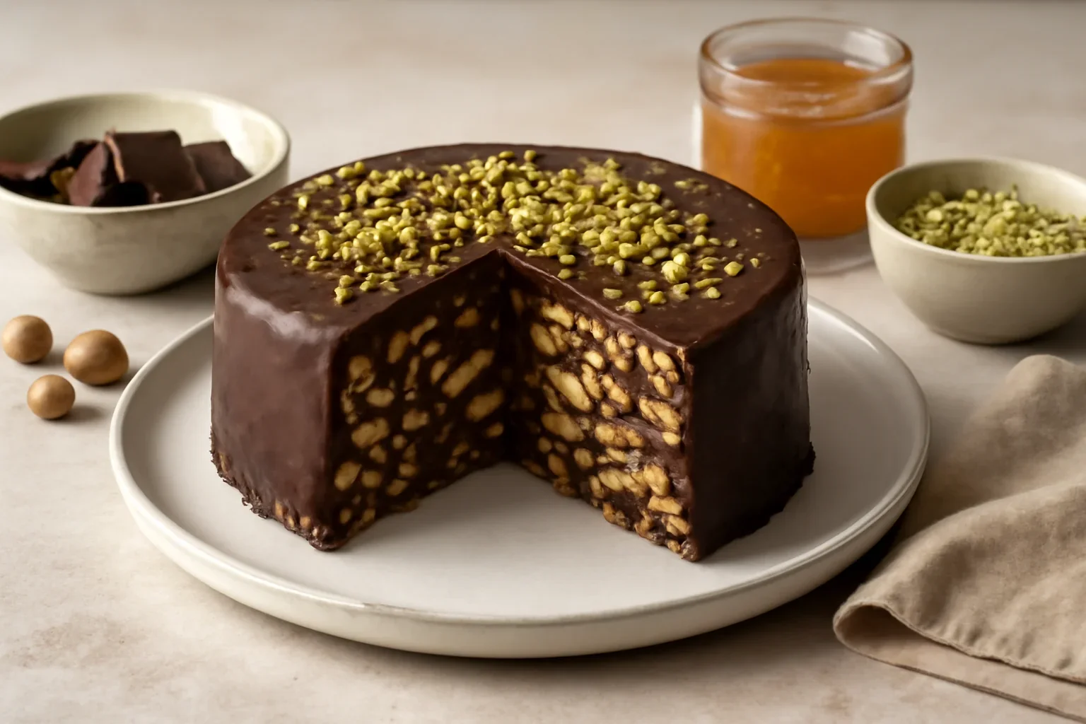 Tort de biscuiți cu ciocolată – cel mai simplu tort fără coacere