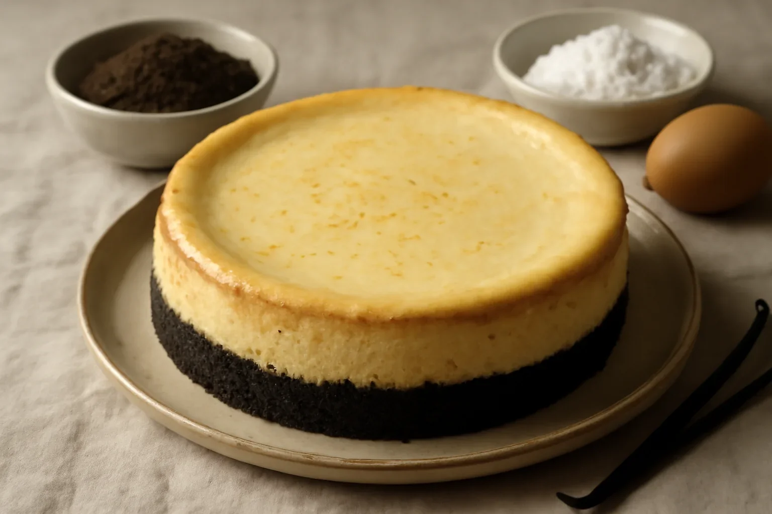 Cheesecake clasic cu Oreo, pregătit la cuptor
