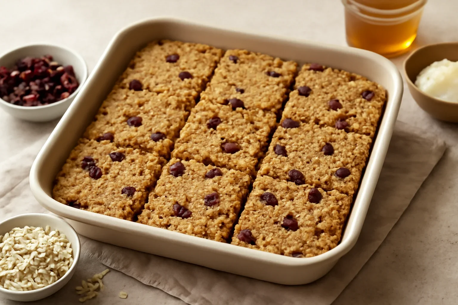 Flapjack cu merișoare