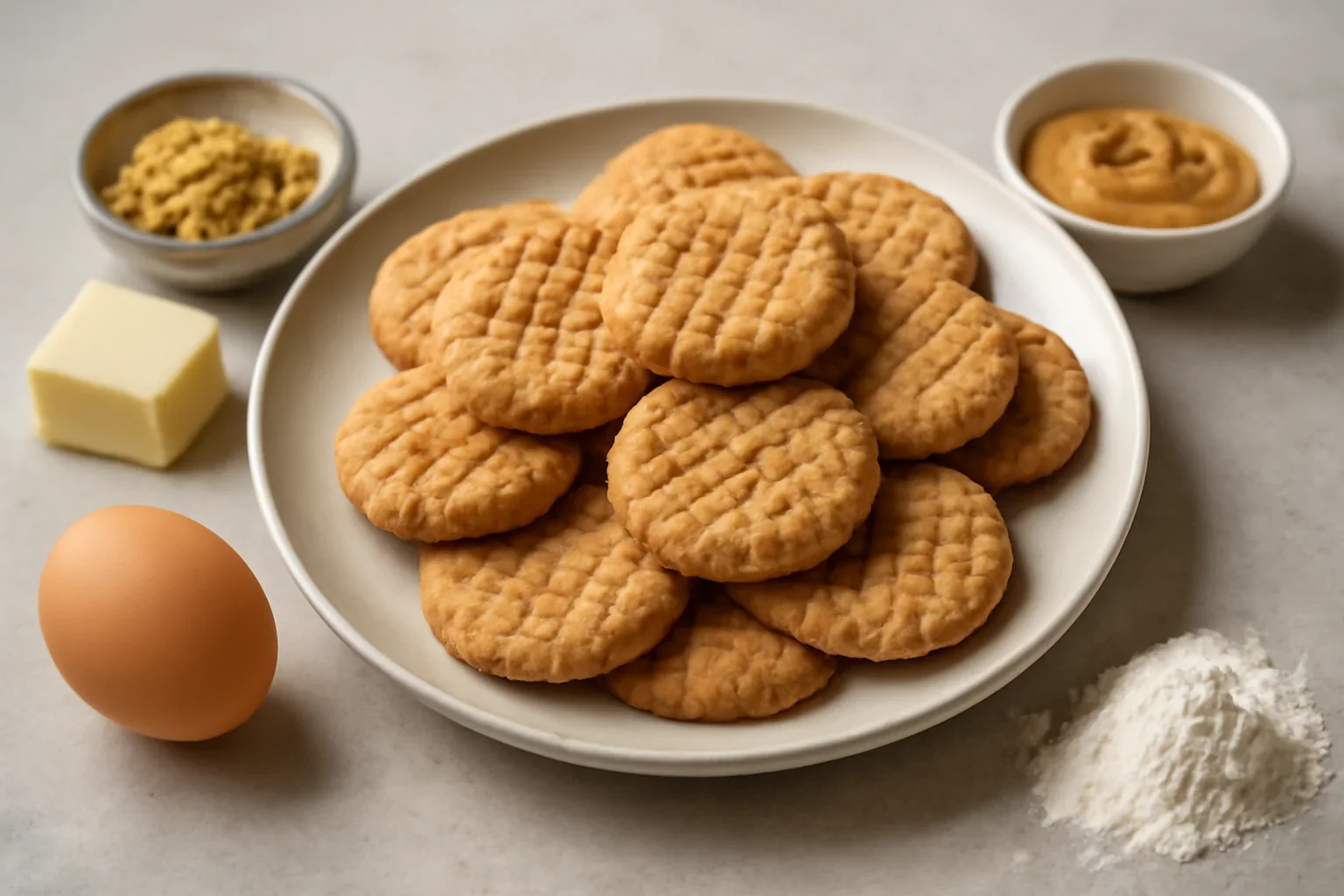 Biscuiti cu unt de arahide (Reteta rapida)