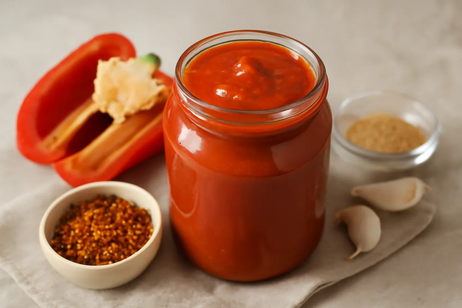 Ketchup de gogoșari sau ardei kapia – rețeta de ketchup ușor picant