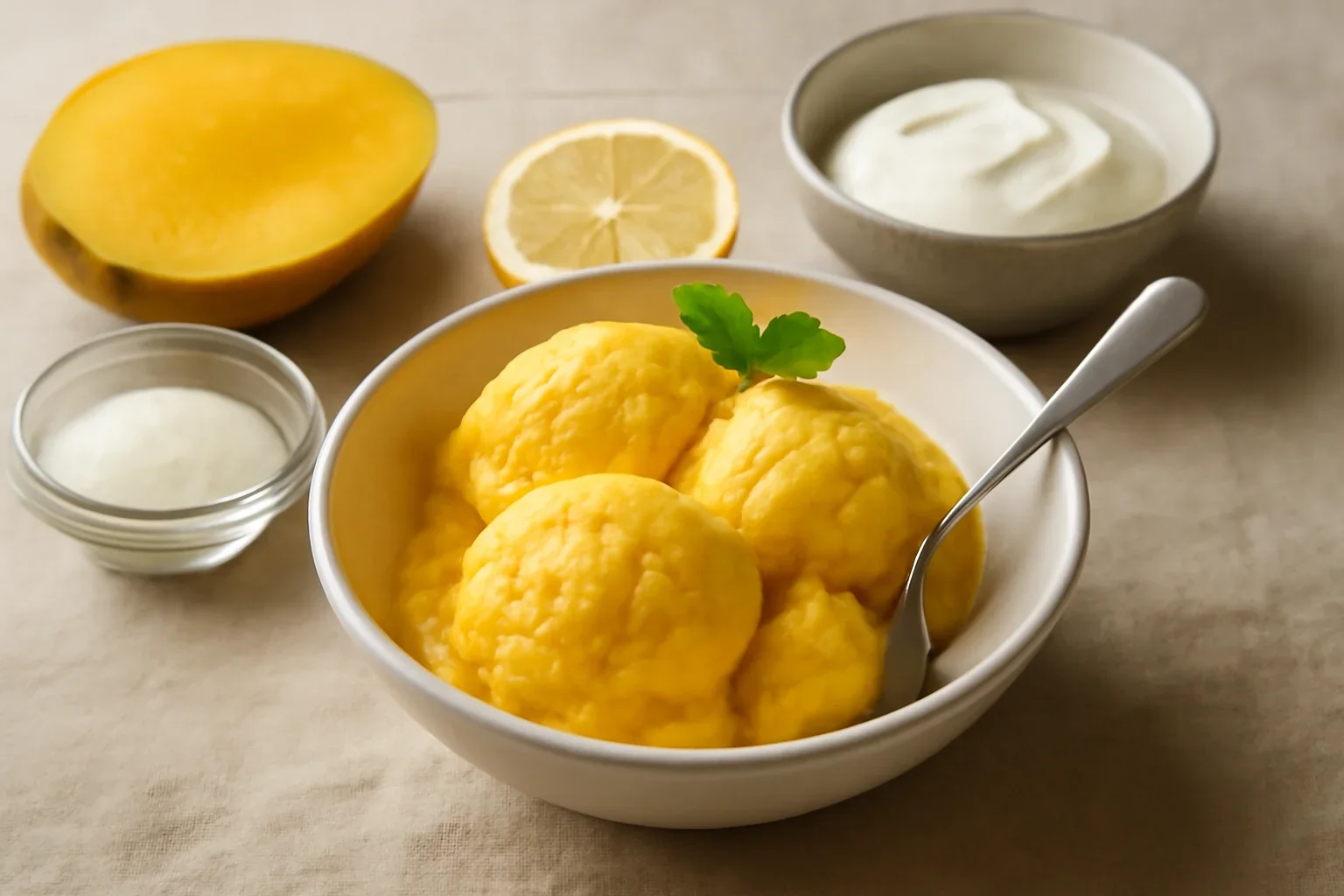 Sorbet de mango