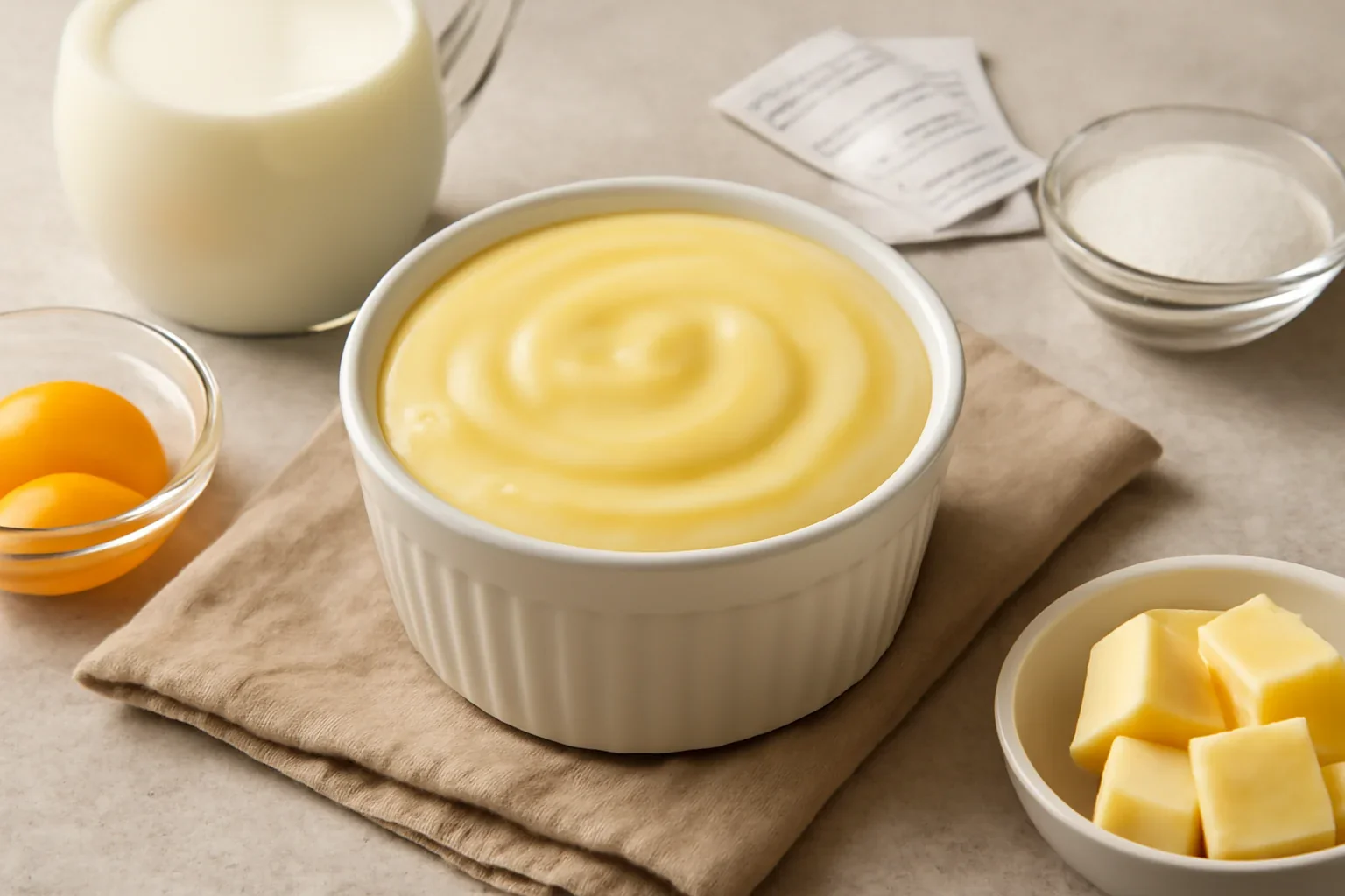 Budincă de vanilie făcută în casă – rețetă simplă cu ingrediente naturale