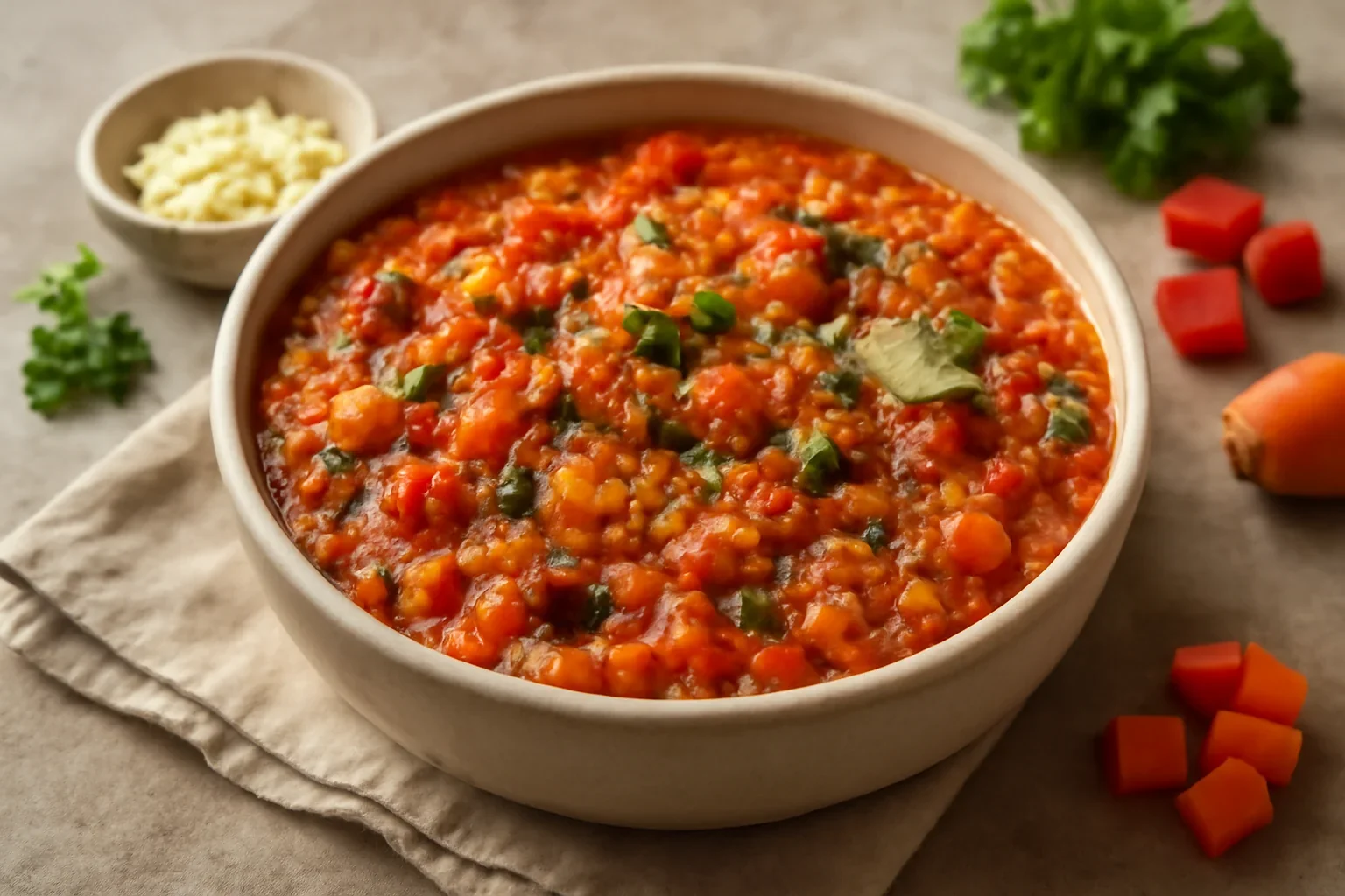 Tocana de legume cu orez pentru iarna