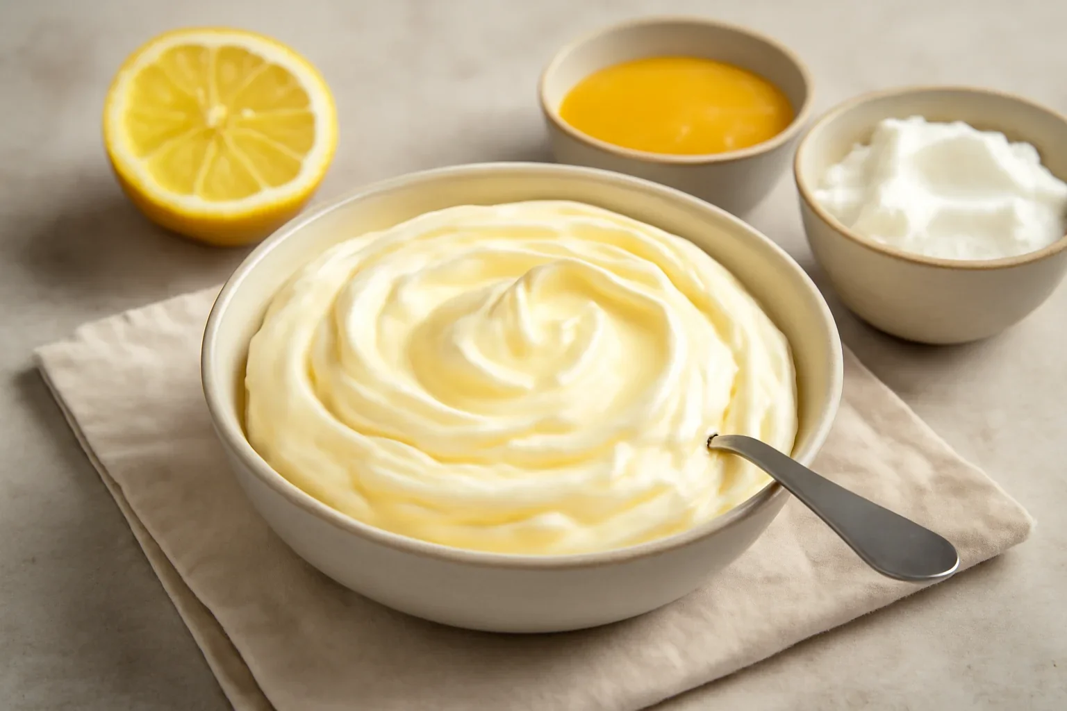 Cremă de lămâie cu mascarpone – pentru torturi și prăjituri
