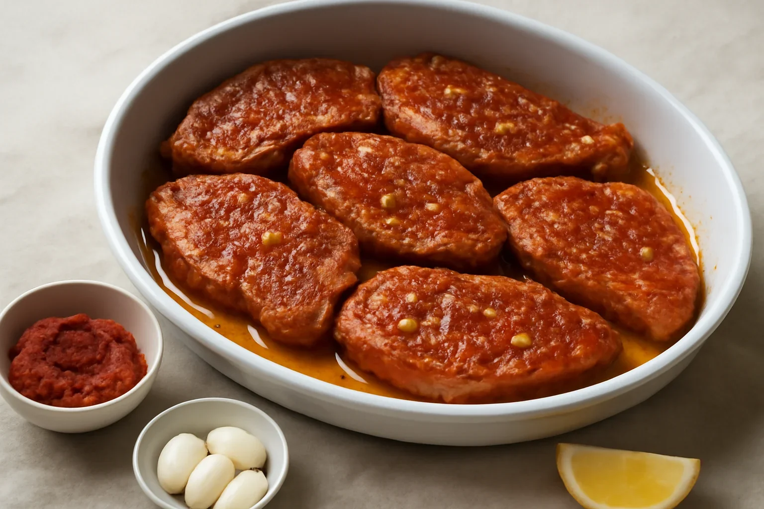 Cotlet marinat – cum se marineaza carnea de porc?