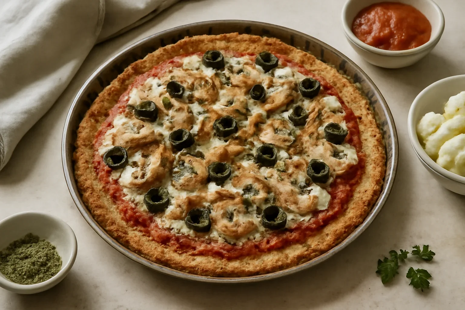 Pizza cu blat de conopida – ”Reinventeaza-ti pranzul”