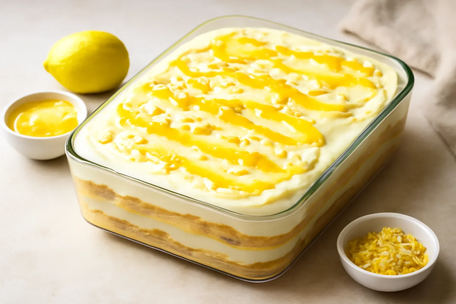 Tiramisù al limone – desertul fresh din Amalfi