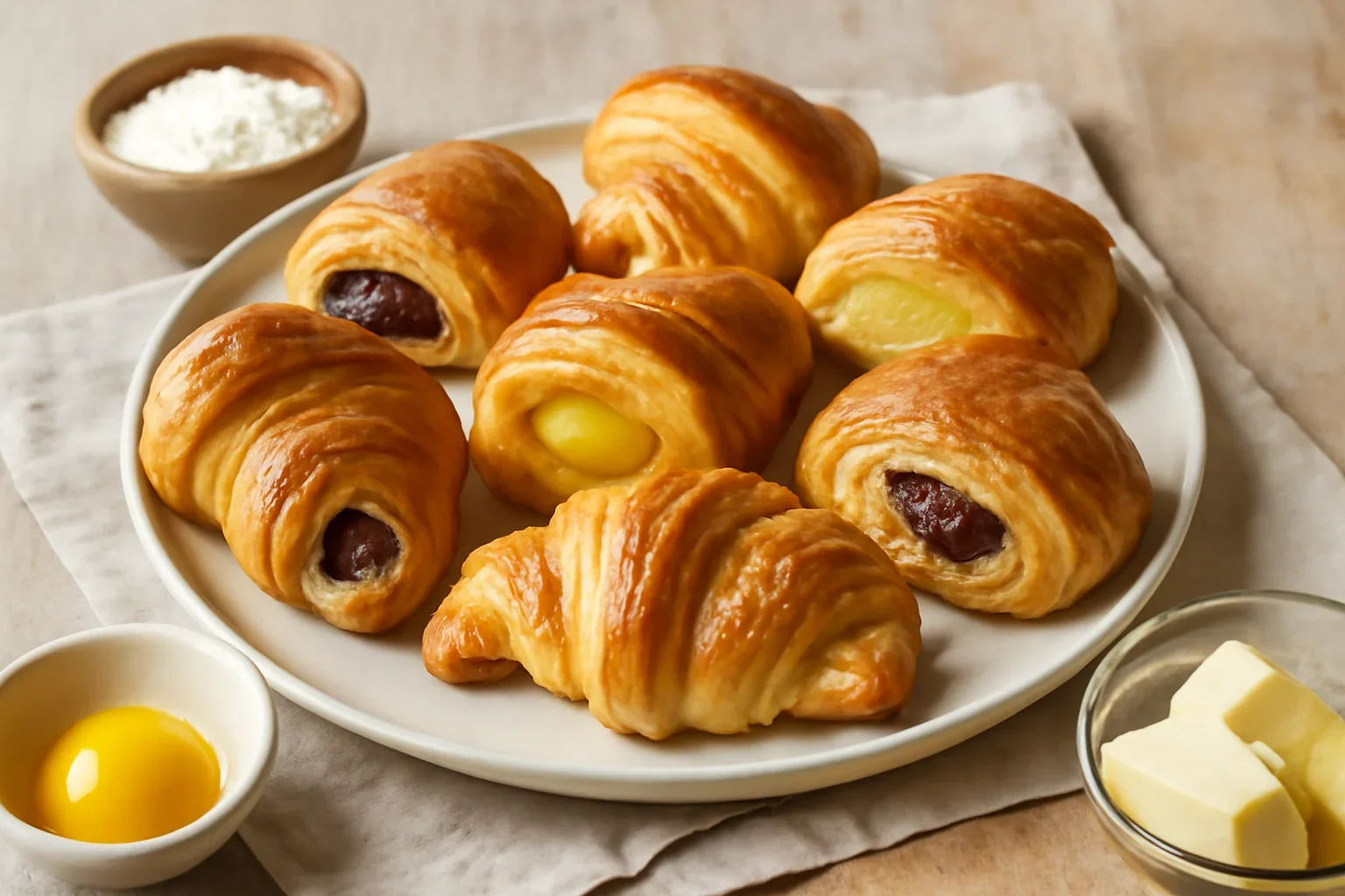 Daneze – danish pastry – tot un fel de croissants