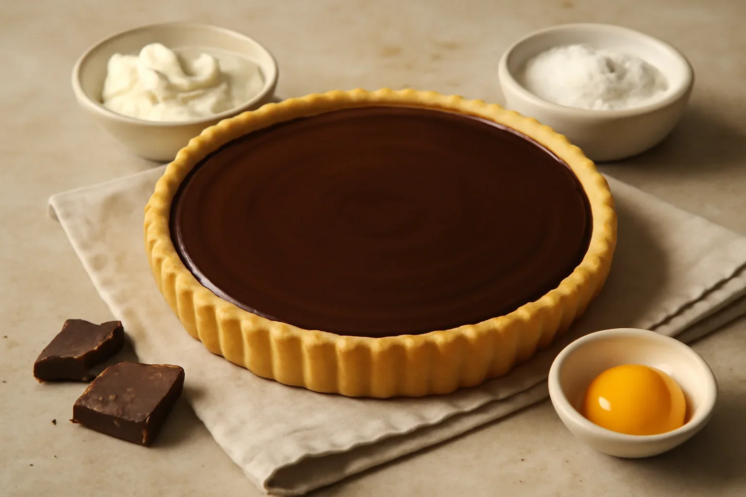 Tarta cu crema de ciocolata