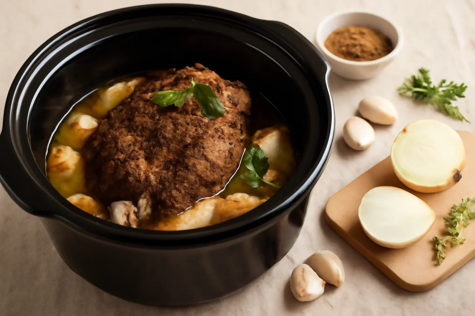 Friptura de miel gatita lent la slowcooker
