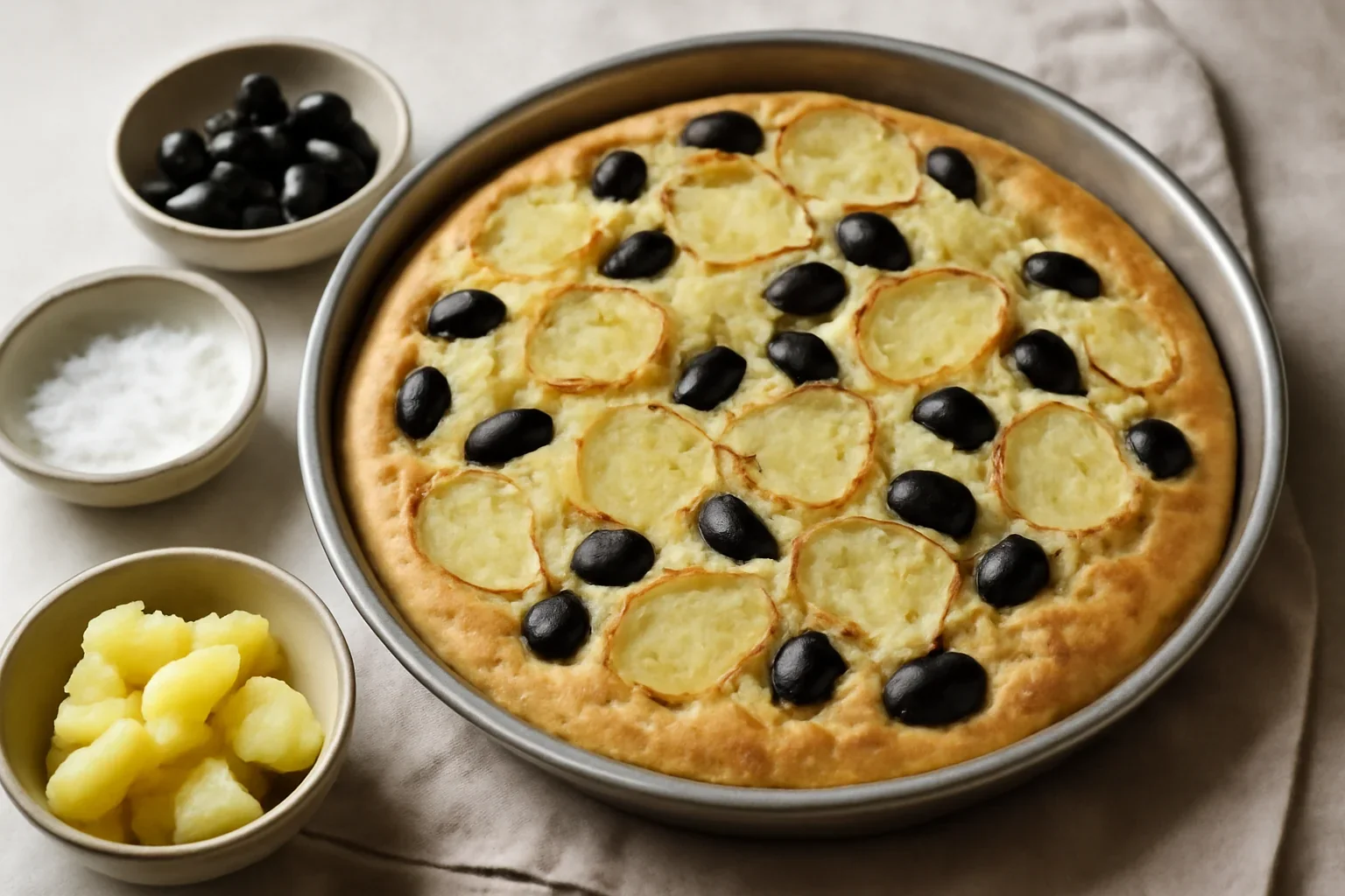 Focaccia cu cartofi – Reteta pas cu pas