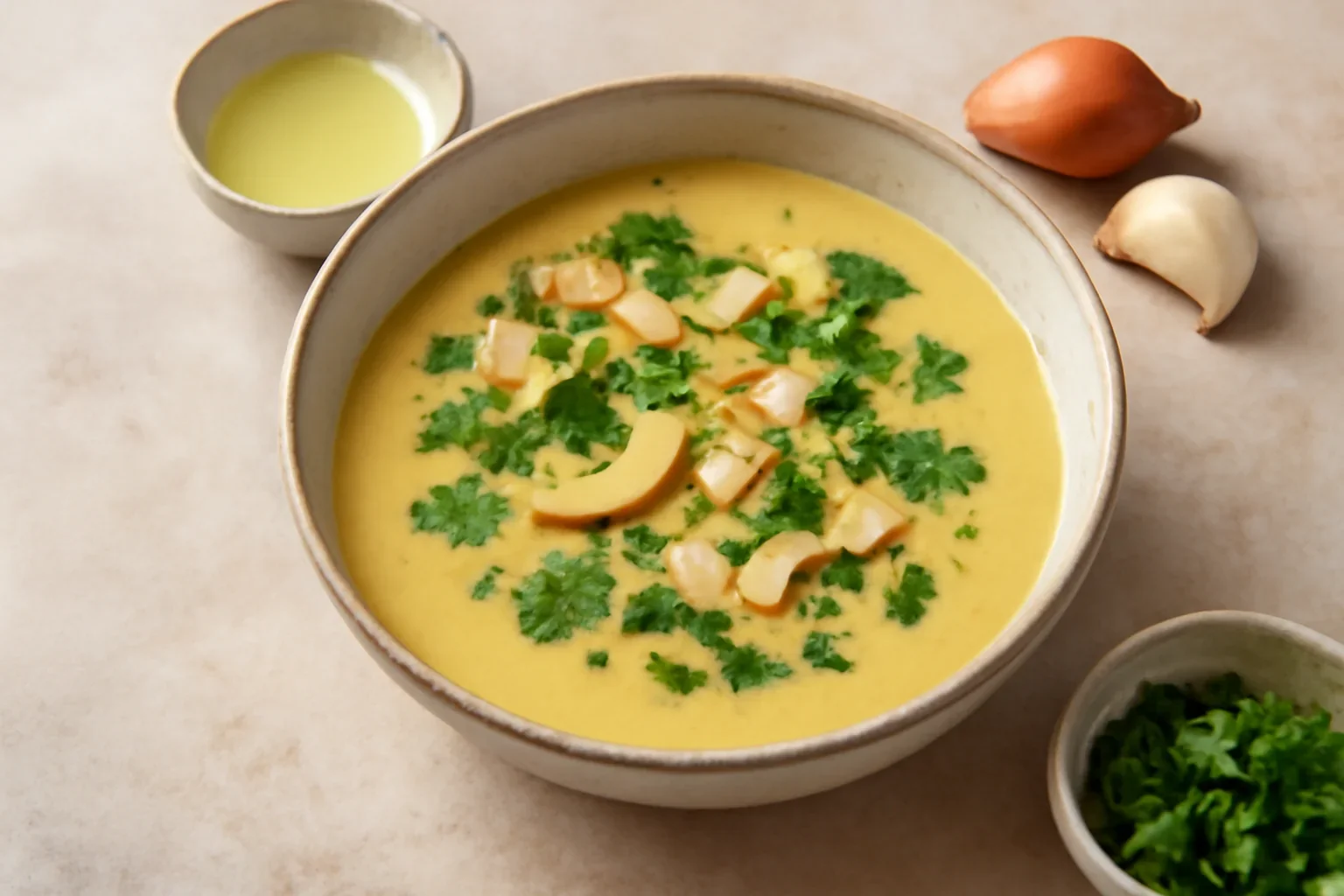 Gazpacho thailandez cu cocos