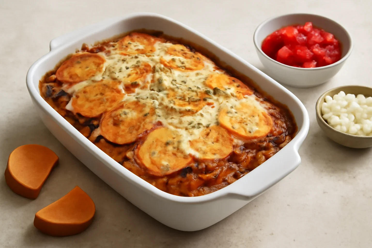 Lasagna de cartofi dulci