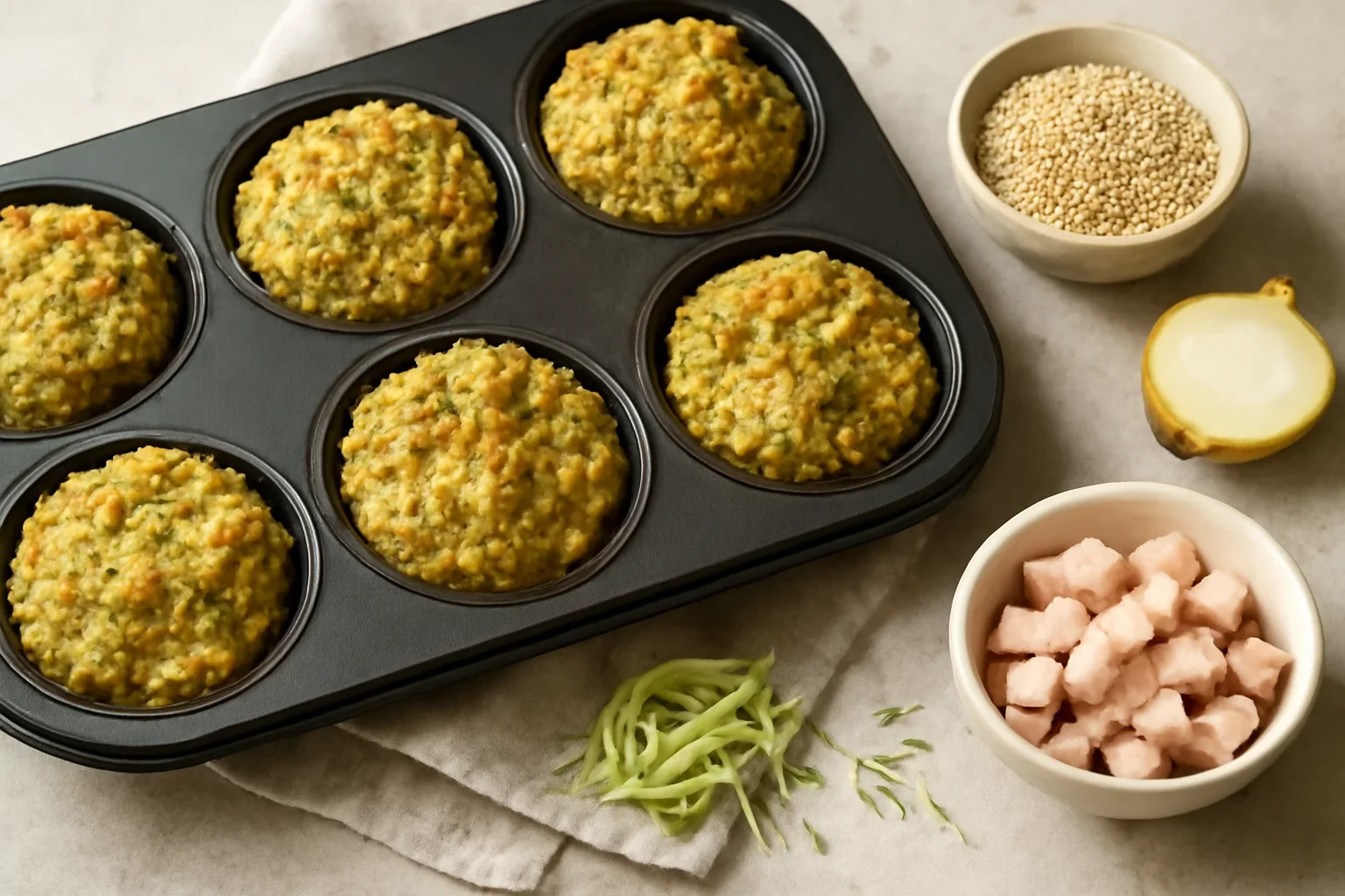 Muffins cu quinoa