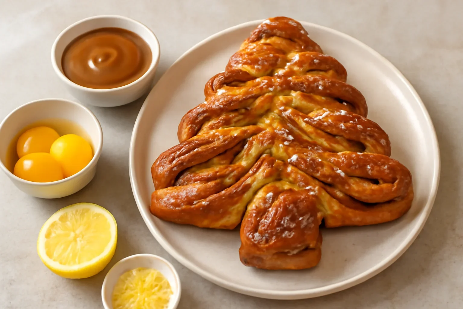 Cozobrad / Cozonac bradut cu caramel