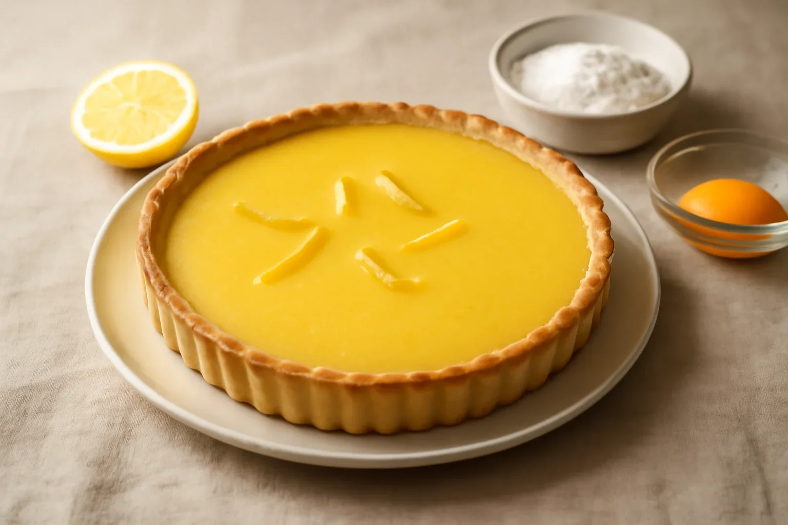 Tarta cu lamaie pas cu pas