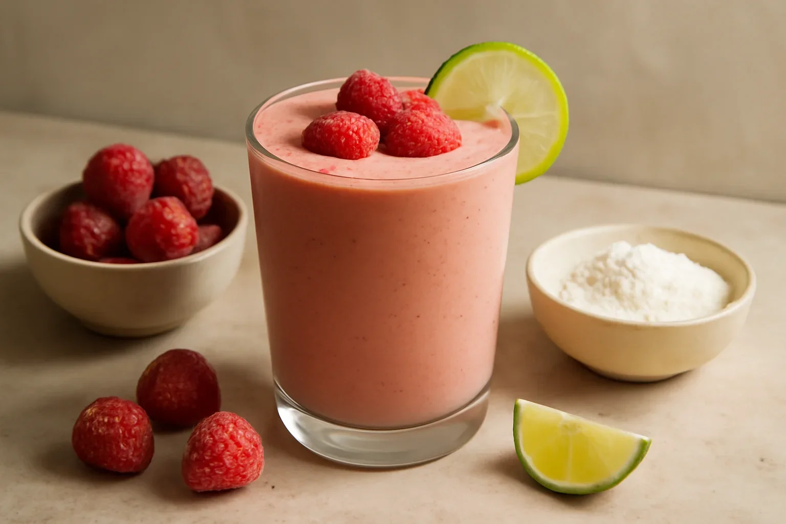 Smoothie de căpșuni cu proteine