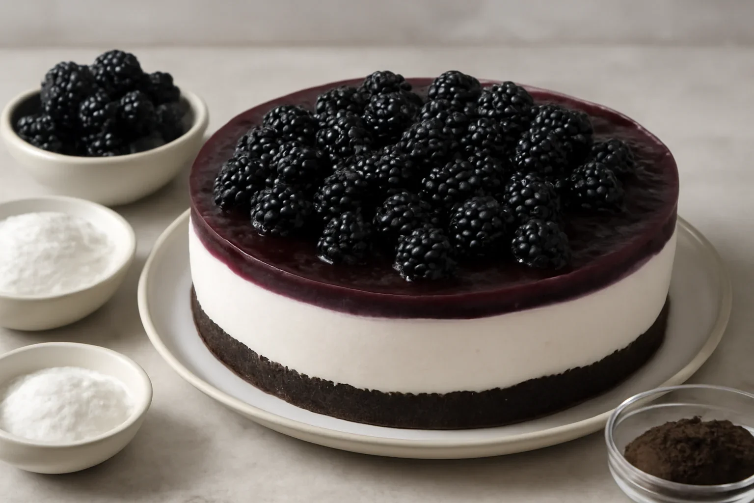 Cheesecake cu mure