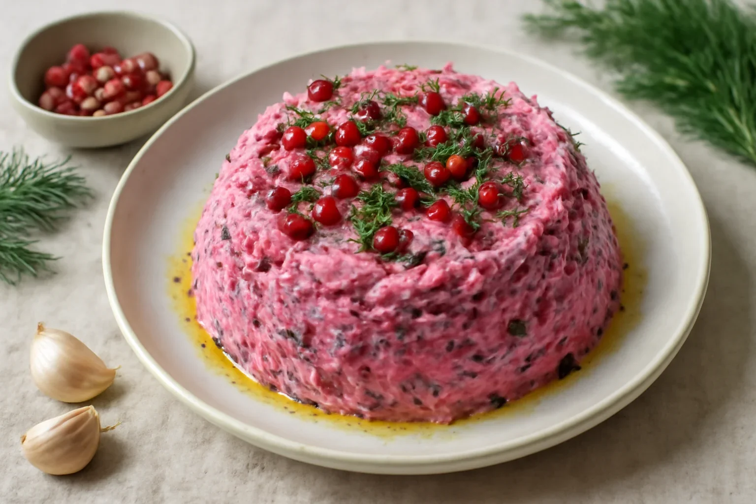 Salata de sfecla rosie, morcovi si iaurt grecesc