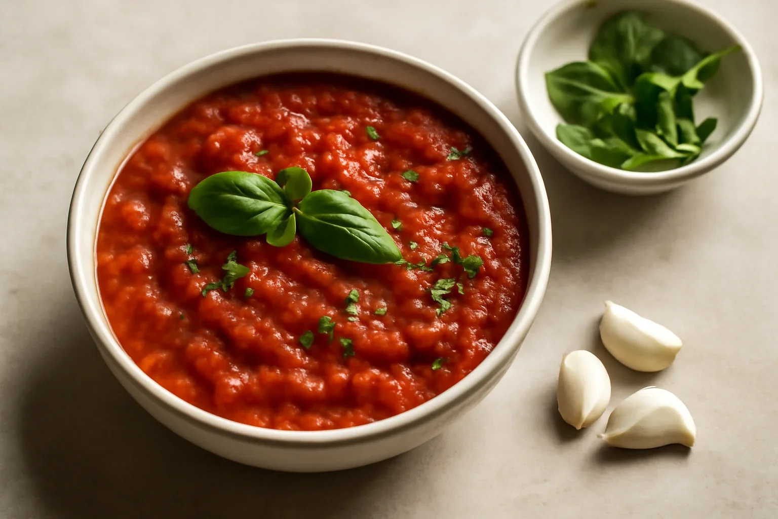 Sos marinara cu rosii si usturoi – sos de rosii pentru paste