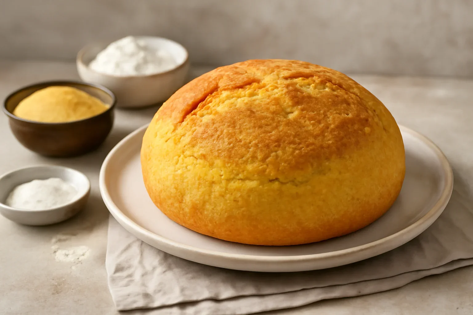 Paine pufoasa cu malai, reteta moldoveneasca traditionala