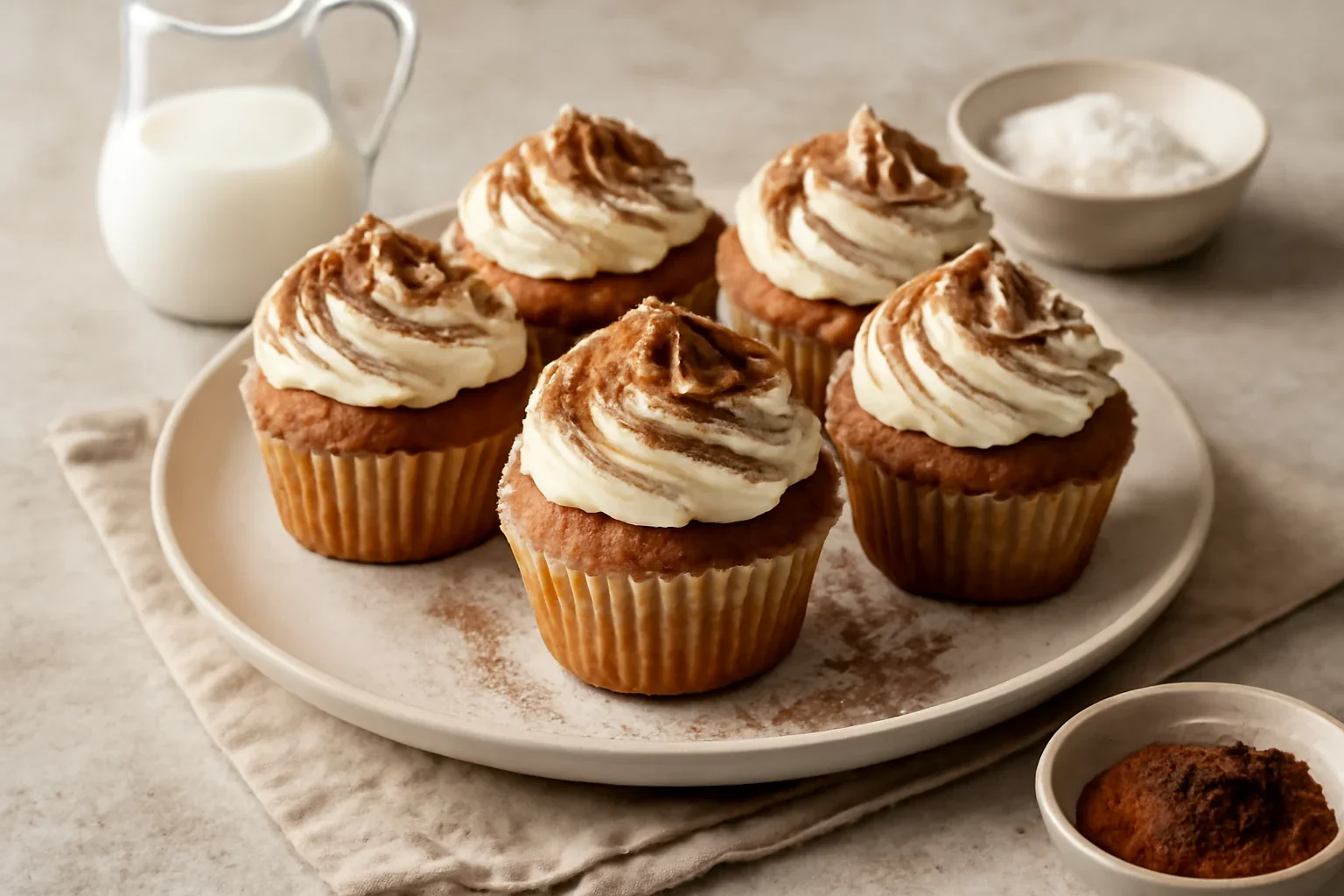 Briose tiramisu, reteta perfecta