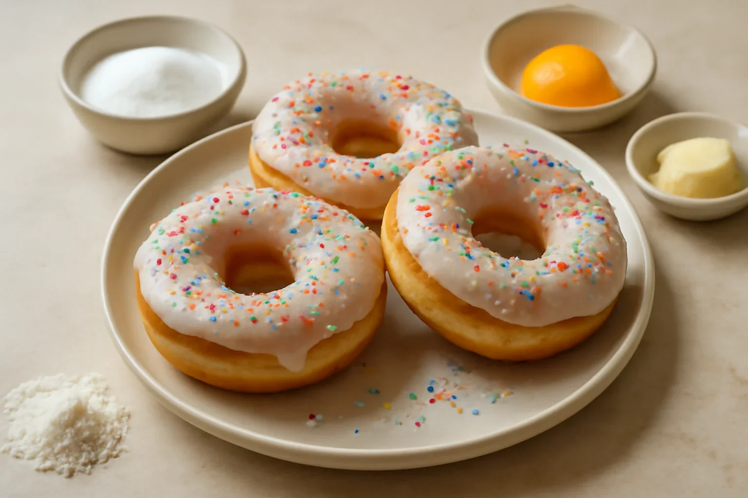 Donuts – doughnuts – gogoși americane cu glazură delicioasă