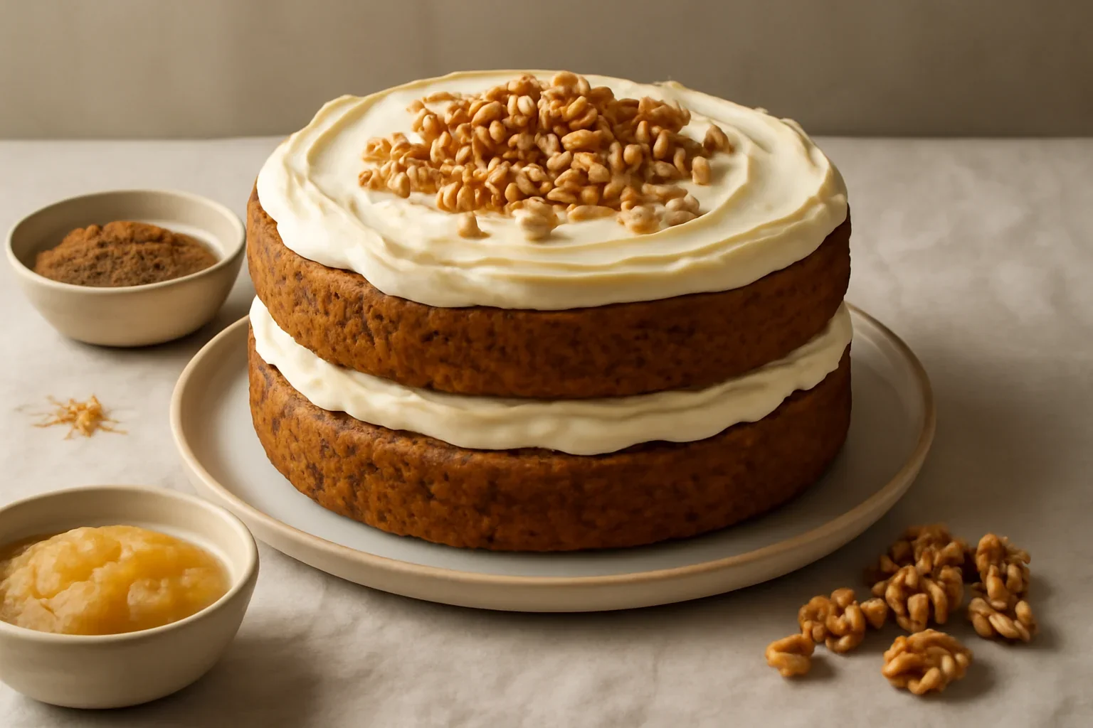Tort de toamna cu crema de branza
