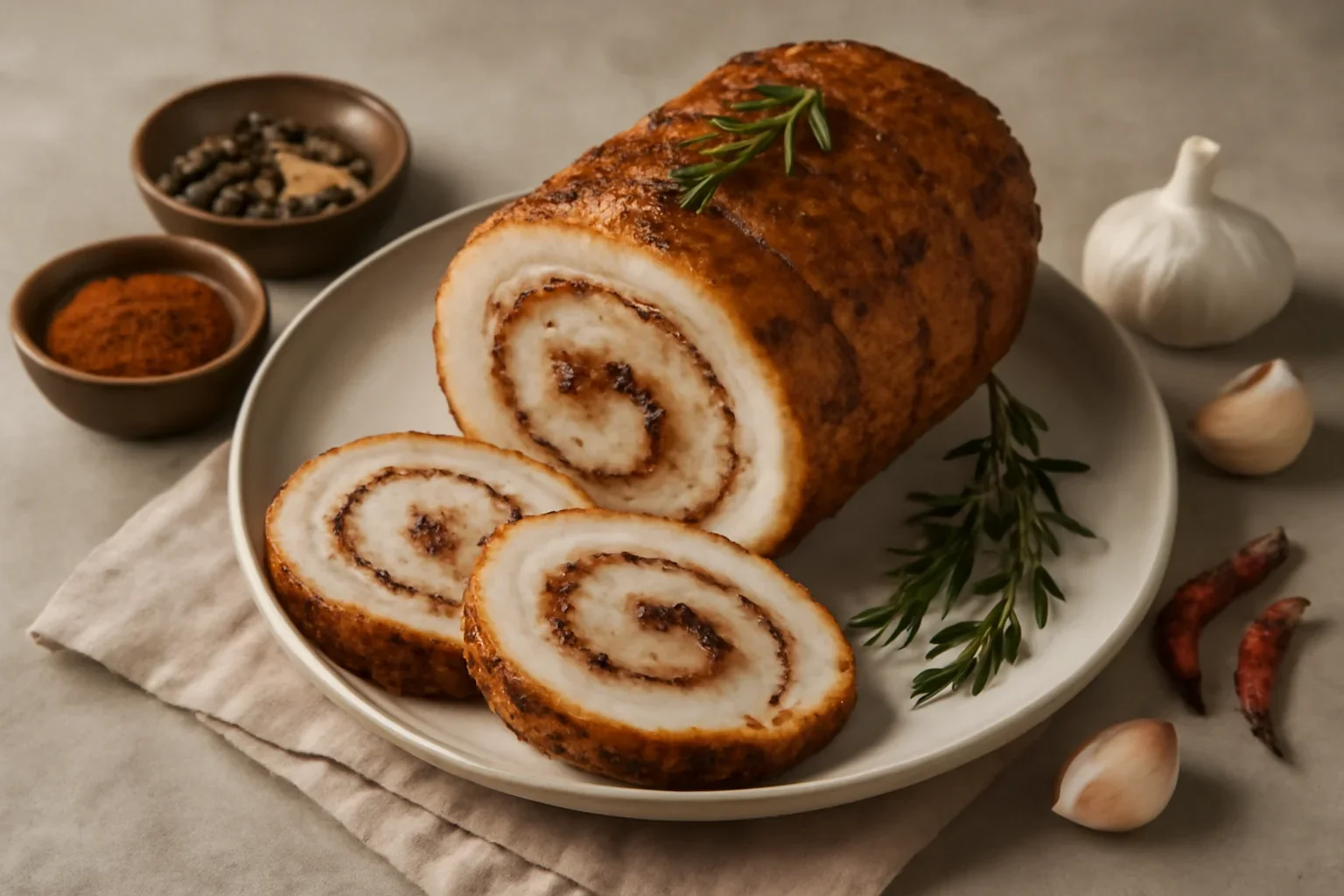 Rulada din burta de porc reteta de pancetta