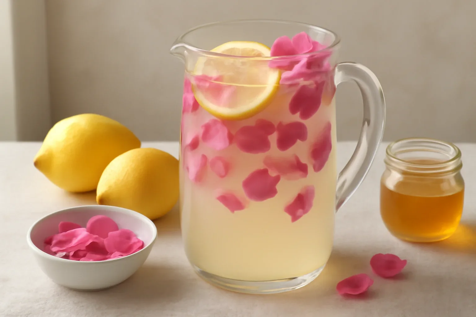 Limonada cu trandafiri